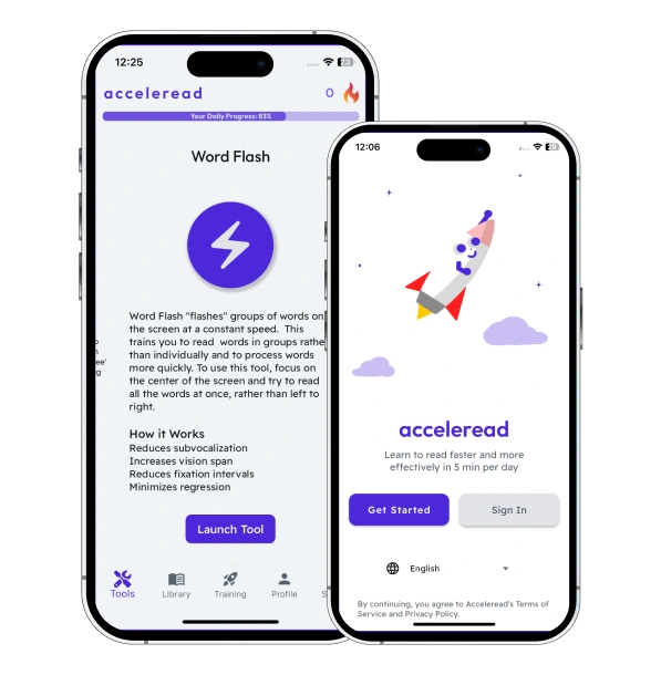 Acceleread – Speed Reading Training App